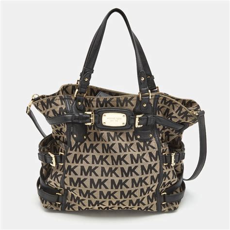 michael kors gansevoort canvas tote|Michael Kors neverfull tote.